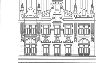 -widok projektowanej elewacji  